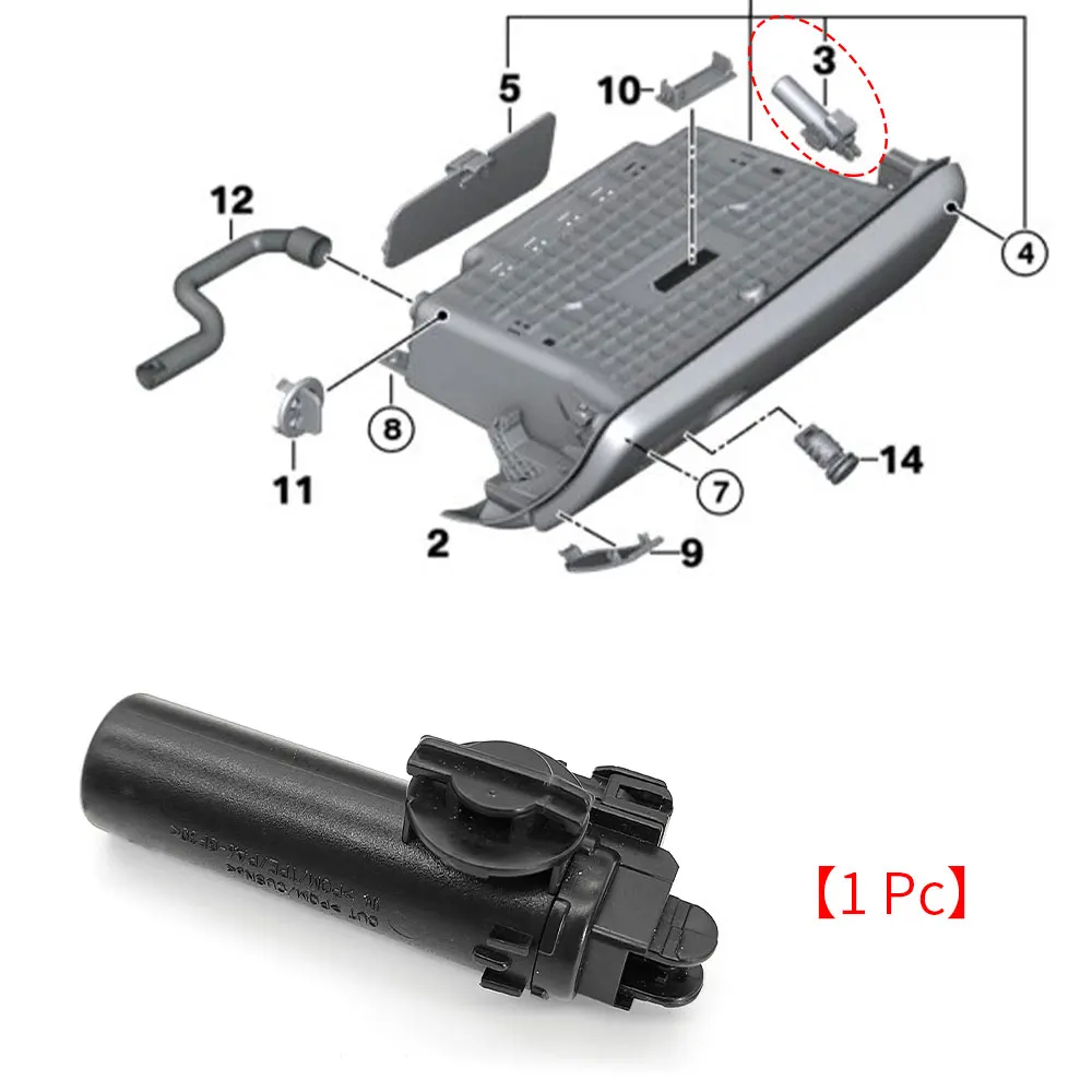 For BMW Mini Car Glove Box Toolbox Damper Spring Brake Element For BMW MINI Coupe F55 F56 F60 51169227250