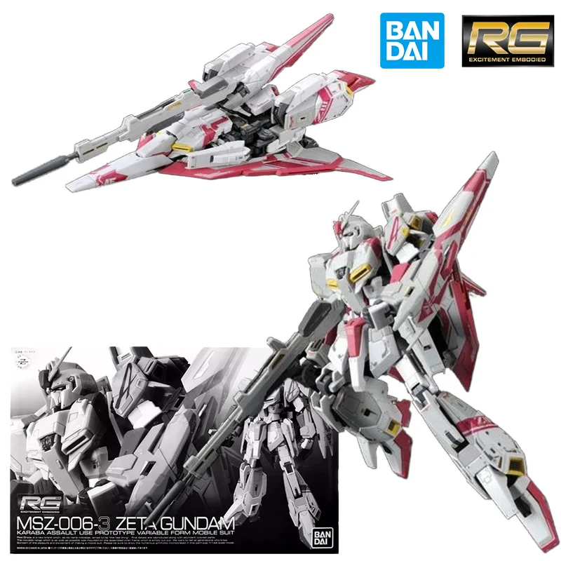 

Bandai Namco PB RG 1/144 MSZ-006-3 Zeta Gundam Z3 Gundam 14Cm Anime Original Action Figure Model Assemble Toy Gift Collection