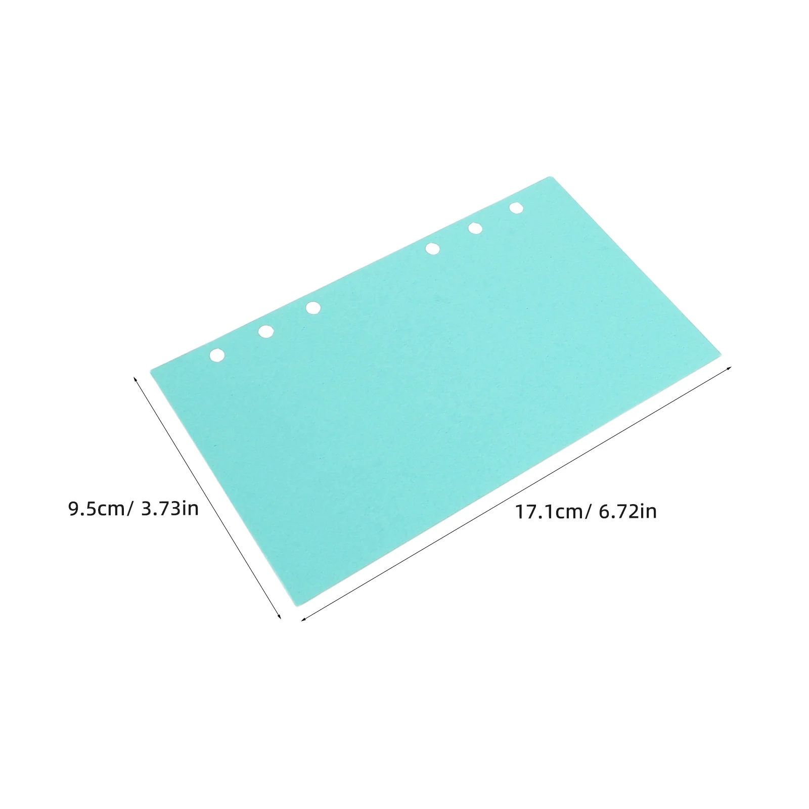 40 Sheets Colored Filler Paper A6 Loose Leaf Notebook Refillable Journal Inserts 6 Hole Binder Replacement Paper For Planners