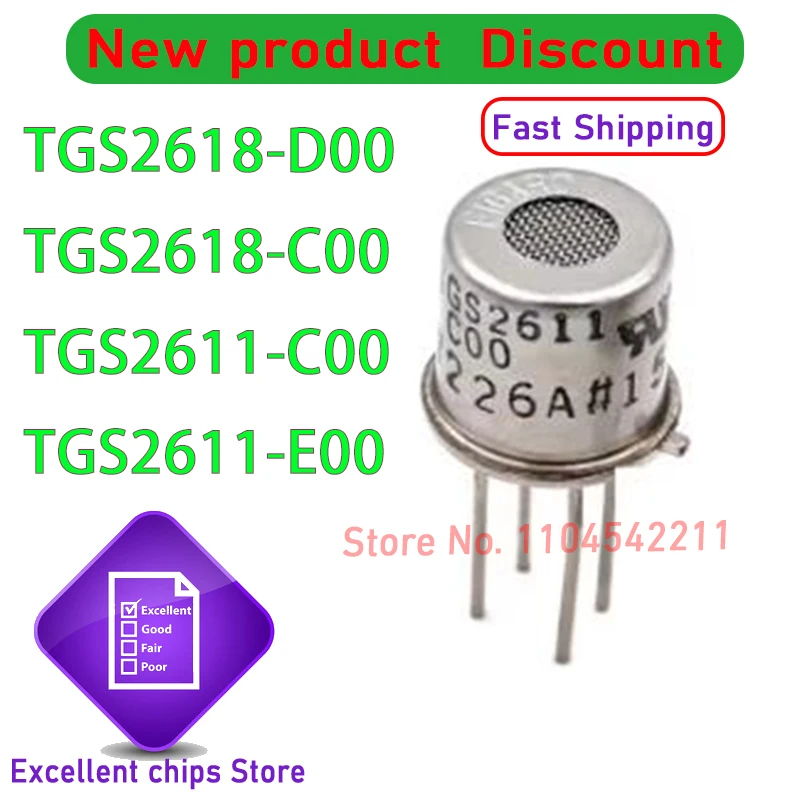 TGS2611 1pcs/lot  TGS2611-C00 TGS2611-E00 TGS 2611 TGS2618 TGS 2618 TGS2618-C00 TGS2618-D00