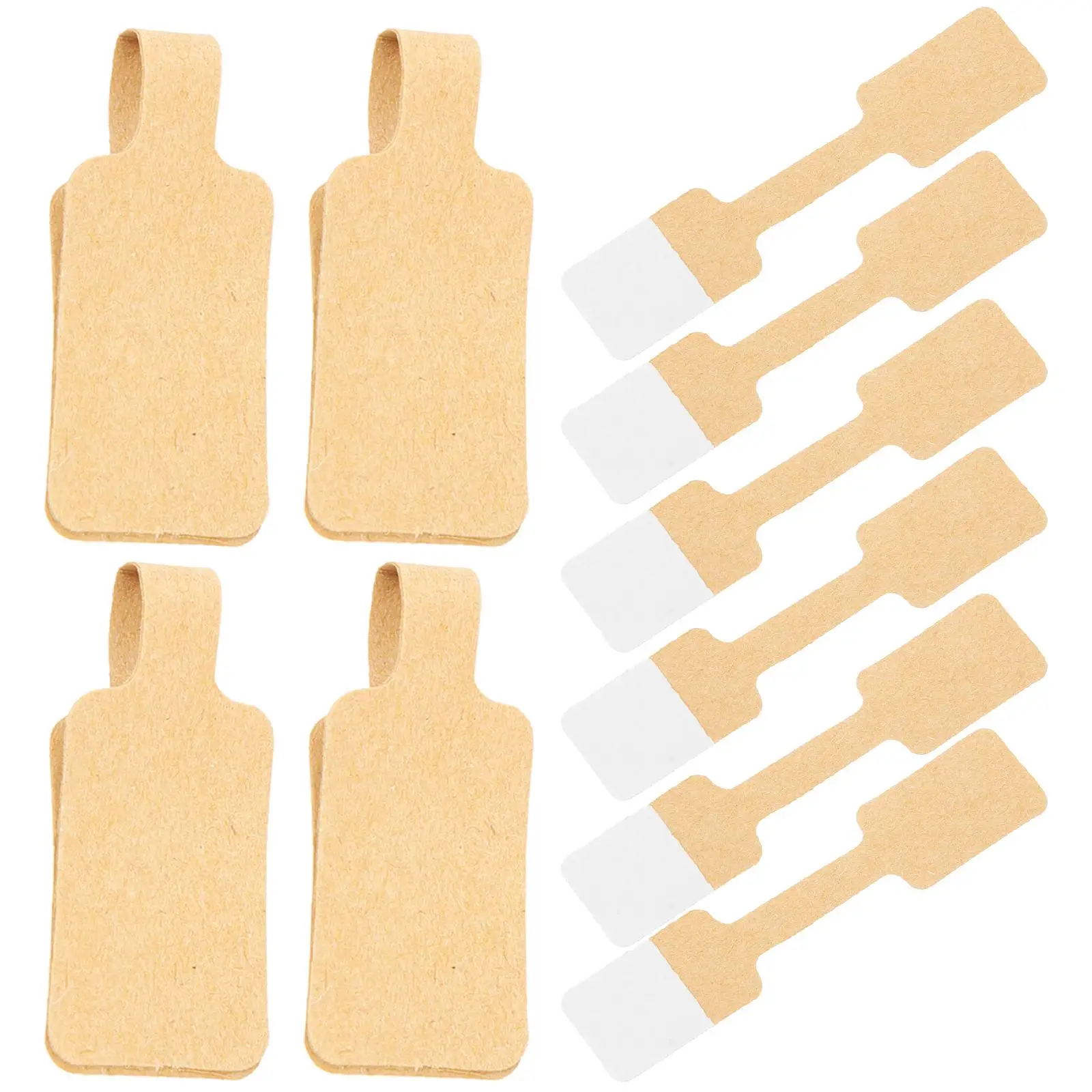 100 Pcs Jewelry Label Stickers Tabs Handwriting Tags DIY Labels Practical Ring Adhesive Price Paper Hanging