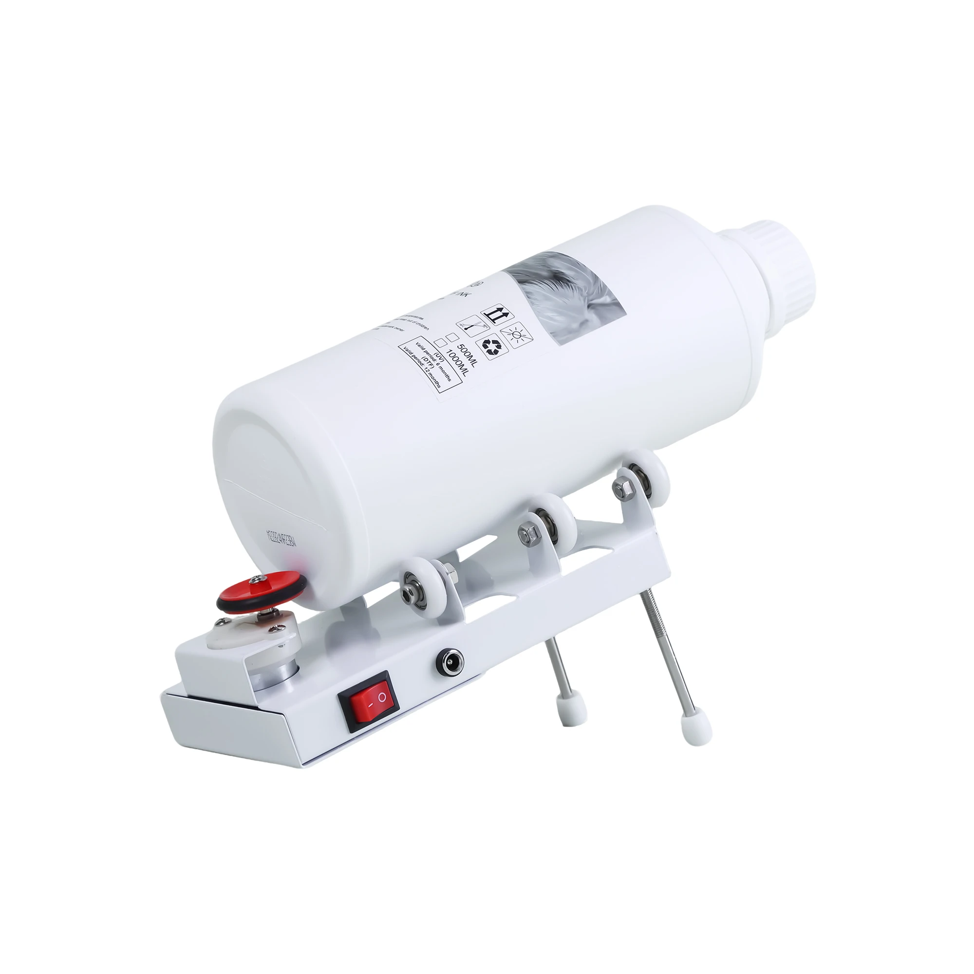DTF White Ink Shaker Machine Prevent Ink Deposition DTG UV White Ink Shaker Rotator Rolling For 500ML/1000M Ink