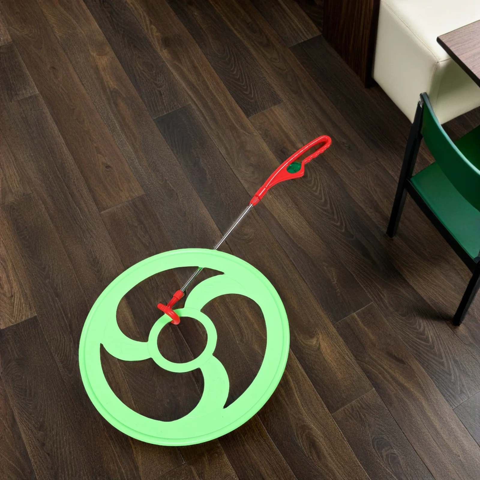 مجموعة واحدة من حلقة المتداول البلاستيكية للأطفال في الهواء الطلق مقبض مريح لفريق المهارات الحركية لعب لعبة الهوب الصينية التقليدية المحمولة