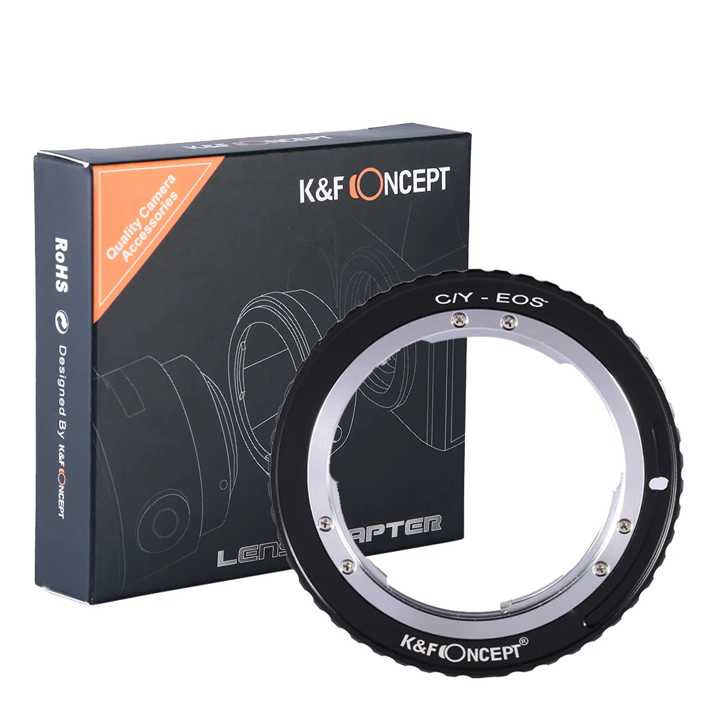 K&F Concept CY to EF Lens Adapter for Contax Yashica Mount Lens to Canon EOS EF EFS 1DX 5DS 5D3 6D2 7D 700D 750D 760D