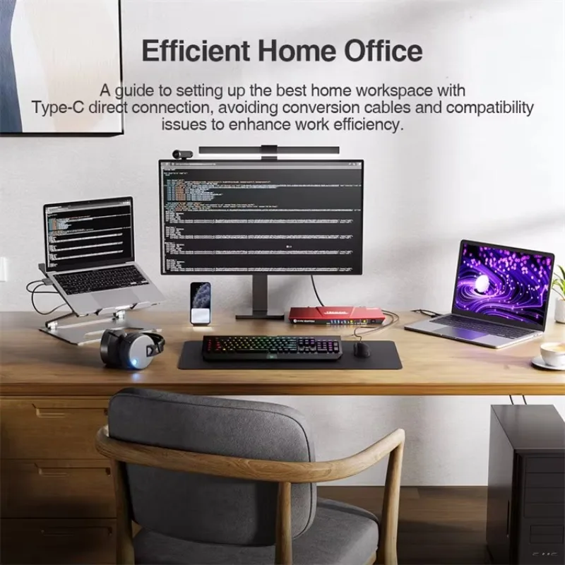 KVM Switch 3 Port USB C Hub Docking Station for 3 Computers and 1 Monitors 4K 60Hz 3 in 1 Out Type C KVM Switcher