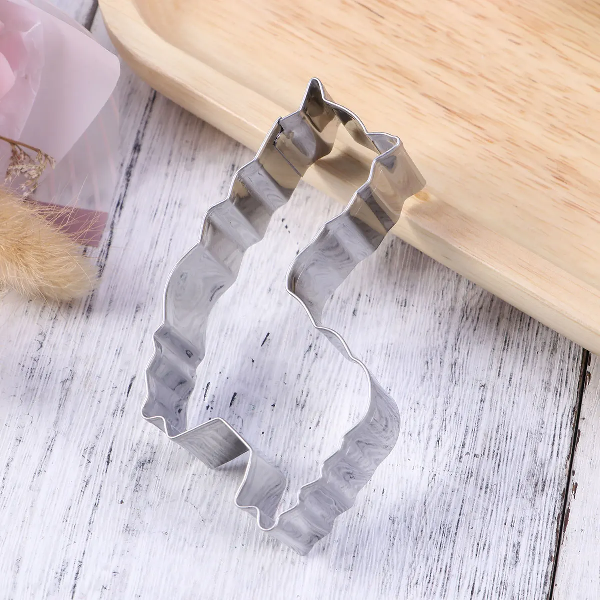 

5 Pcs Alpaca Shaped Cookie Cutters Reusable No stick Biscuit Mold Animal Cake Decorating Tools Fondant DIY Cookies