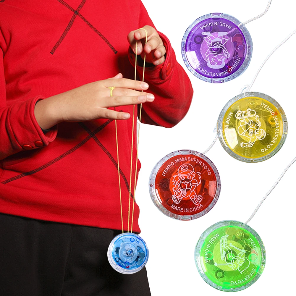 

Светящееся пластиковое йо-йо с LED-подсветкой, с подвижным подшипником, для подростков, взрослых, начинающих, в качестве подарка или для вечеринок.