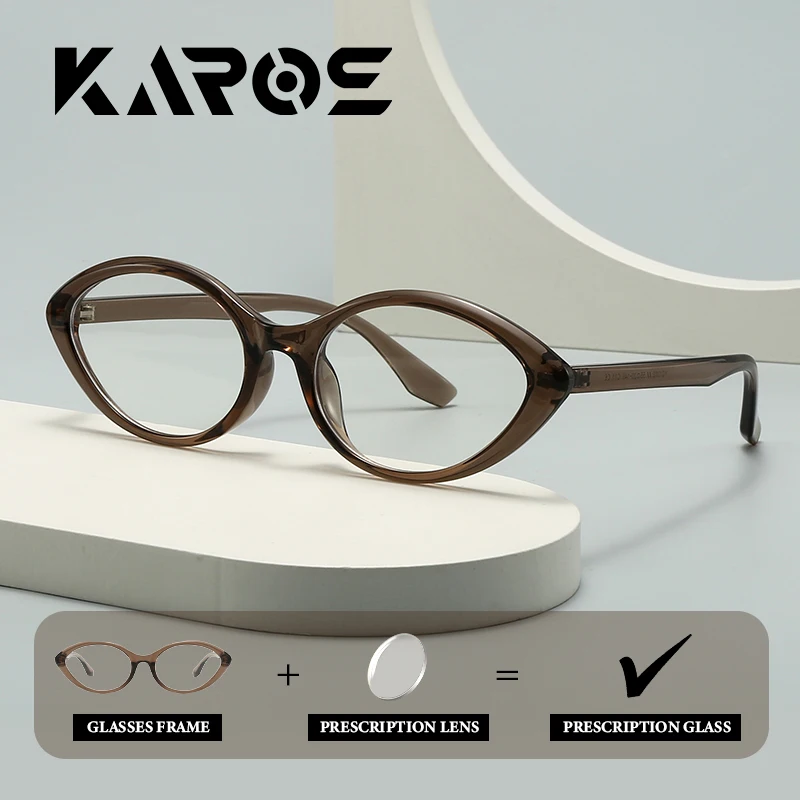 نظارات طبية عين القطة للسيدات من KAROS Fashion، عدسات مضادة للضوء الأزرق وعدسات تقدمية لاستخدام الكمبيوتر والقراءة #1