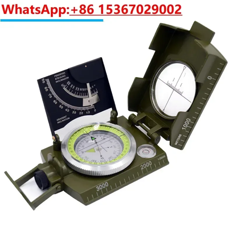 

Outdoor Compass High Precision Multi functional Waterproof Night Light Precision Professional Directional Ranging Compass