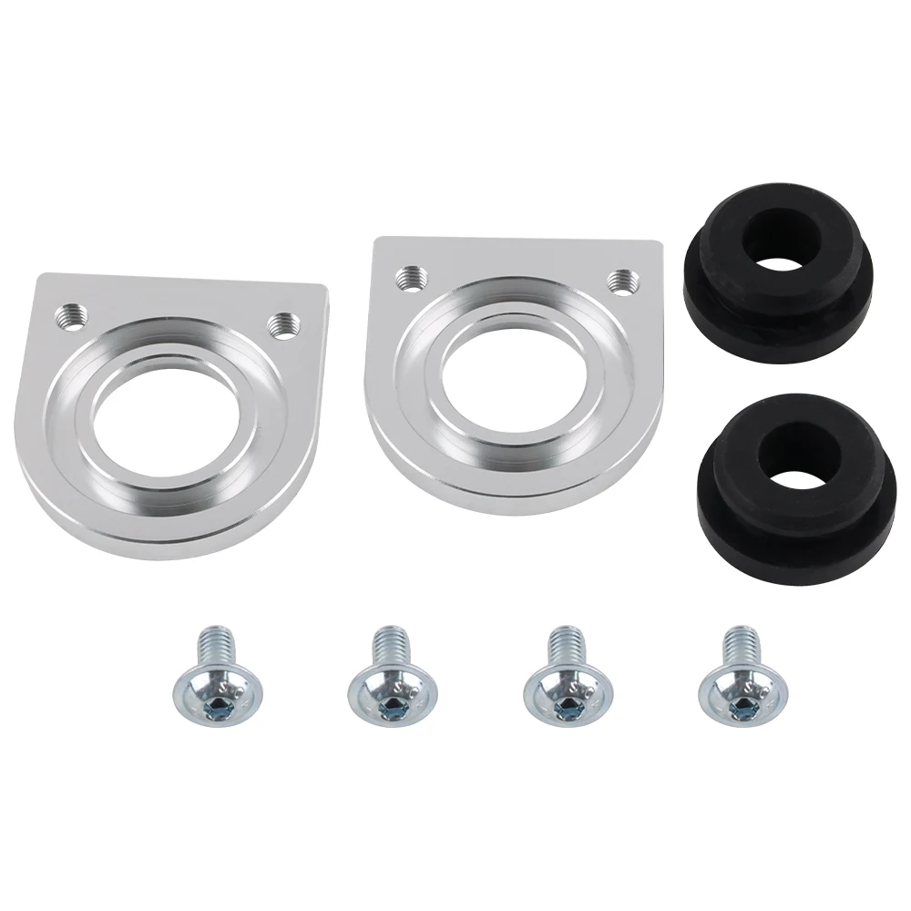 Aluminum Radiator Lower Bracket Relocator w/Low Profile Bushings for Honda upgrade diy accessories