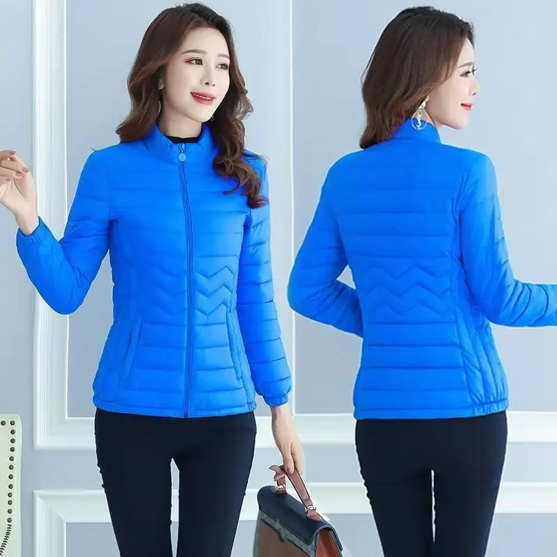 

Ultra Light Women Matt Fabric Lightweight Coat Warm Female Windbreaker Parka Women's Jackets Plus Coats