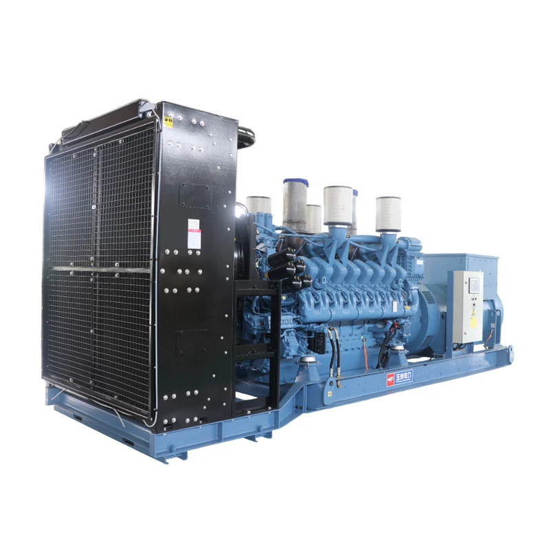 Customized 1800kW Yuchai Diesel Generator Set Open Frame Silent Type Industrial Backup High Power Electric Generator