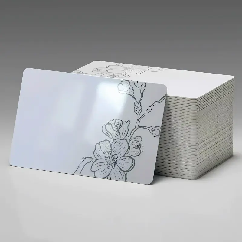 Custom PVC Business DIY Card Design Logo Brand Name Plastic Waterproof Double Sided Glossy Matte Thank You Card 0.38mm 85.5*54mm