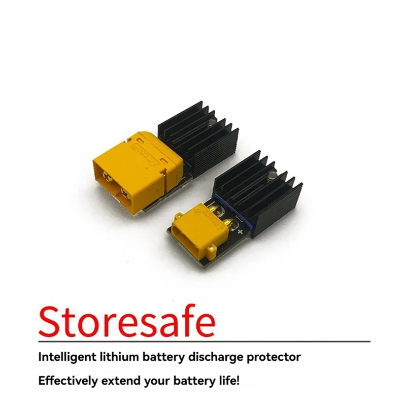 A69Z For RC FPV Drone Compatible Smart Lipo Battery Discharger XT60+ XT30 2-6S Lipo Built-In MUC Temperature Sensor With Heatsin