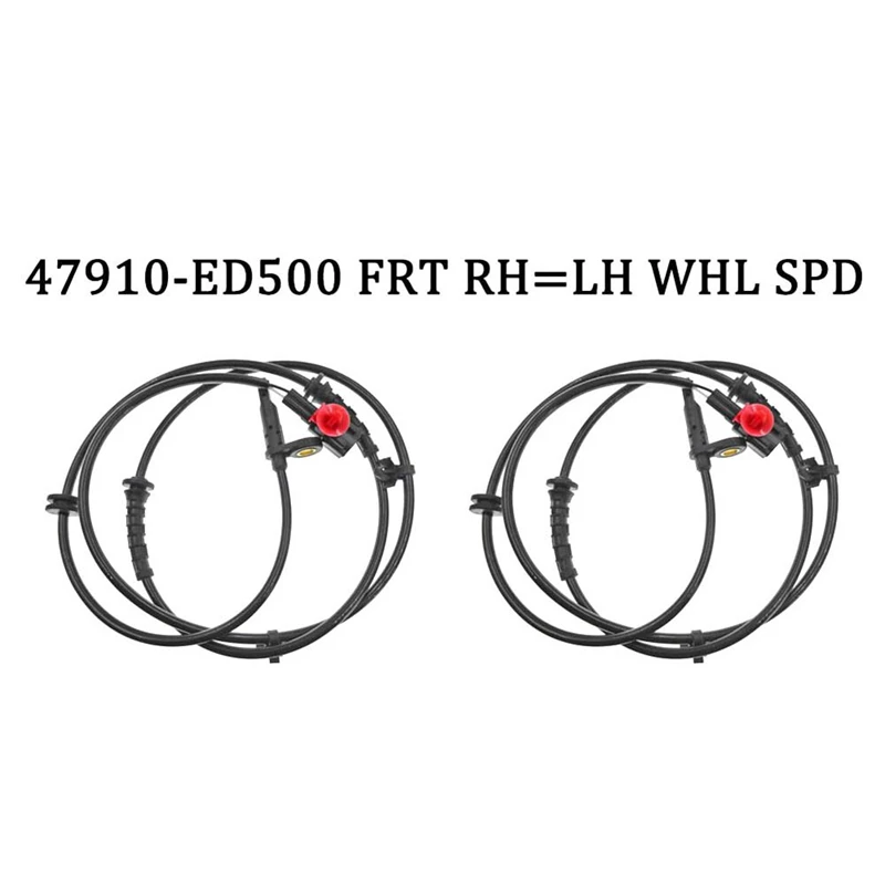 A19Q-4PCS Voor Achter Links Rechts ABS Wielsnelheidssensor Voor Nissan Tiida C11 47910-ED500 47901-ED500 47900-ED500