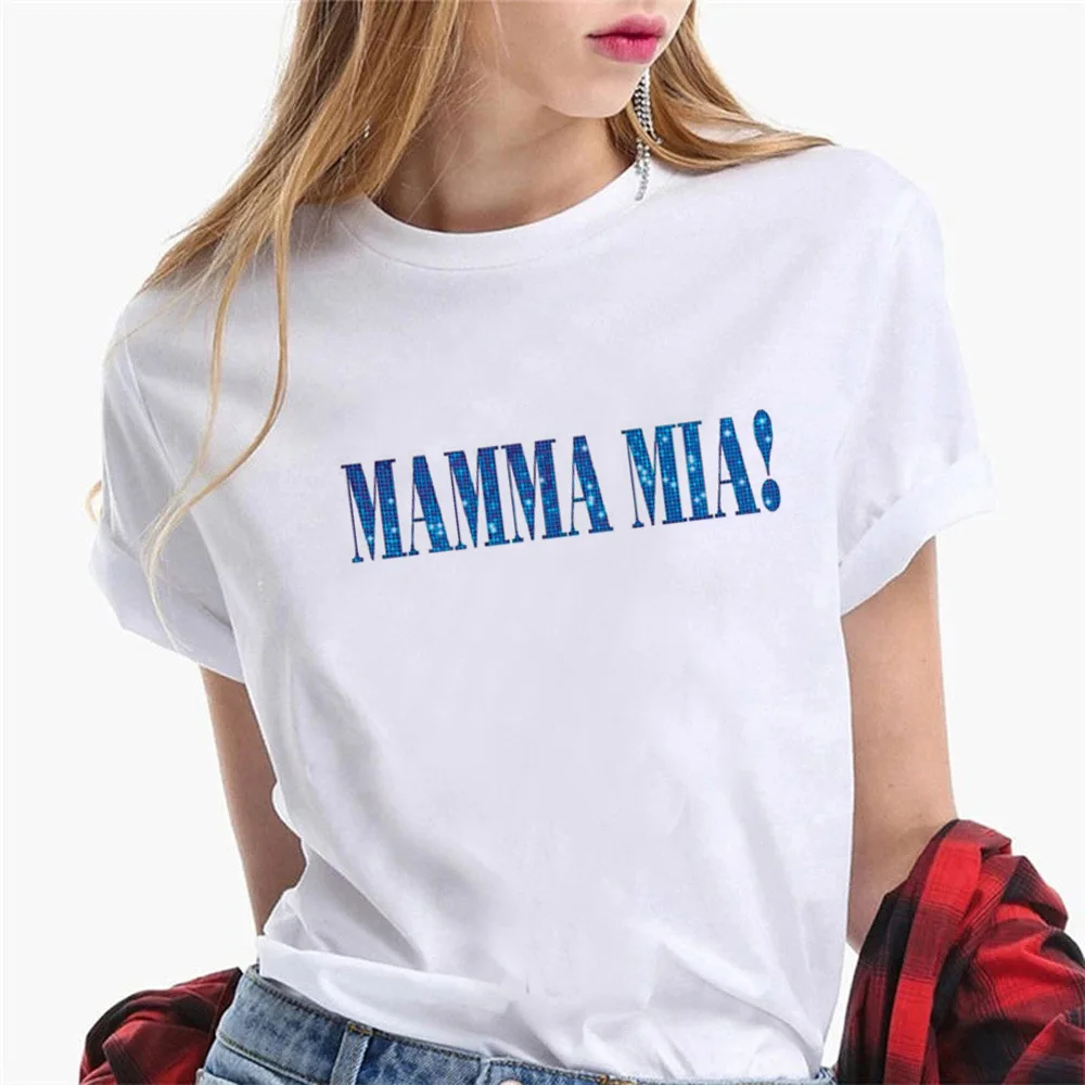 Mamma Mia Shirt Gothic Graphic Printed T-shirt Men Women Cotton Loose Casual Short Sleeve T-shirt Men's T-shirt Men's Clothes