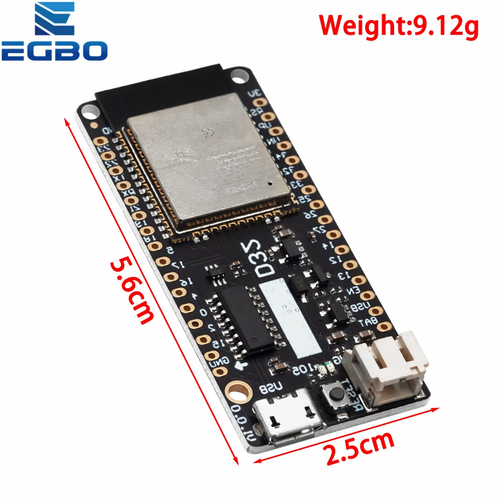 EGBO For LOLIN D32 V1.0.0 - Wifi+Bluetooth Board Based ESP-32 Esp32 ESP-W-32 4MB FLASH For Arduino MicroPython Compatible