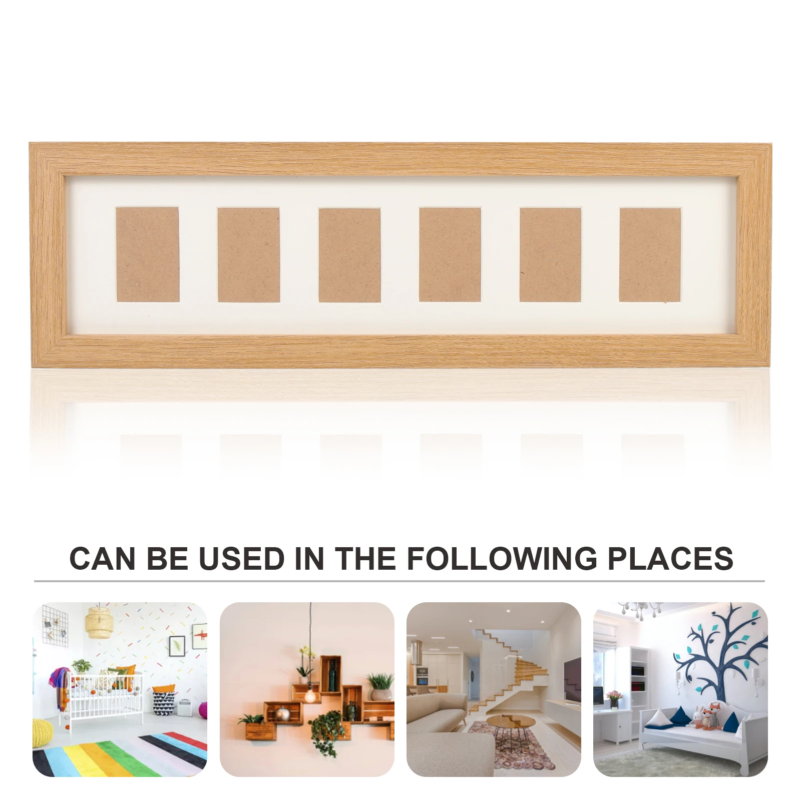 

Growth Record Frame Baby Keepsake Picture Newborn Photo Holder Wooden Desktop Display Infant Year Photos Milestone Handprint