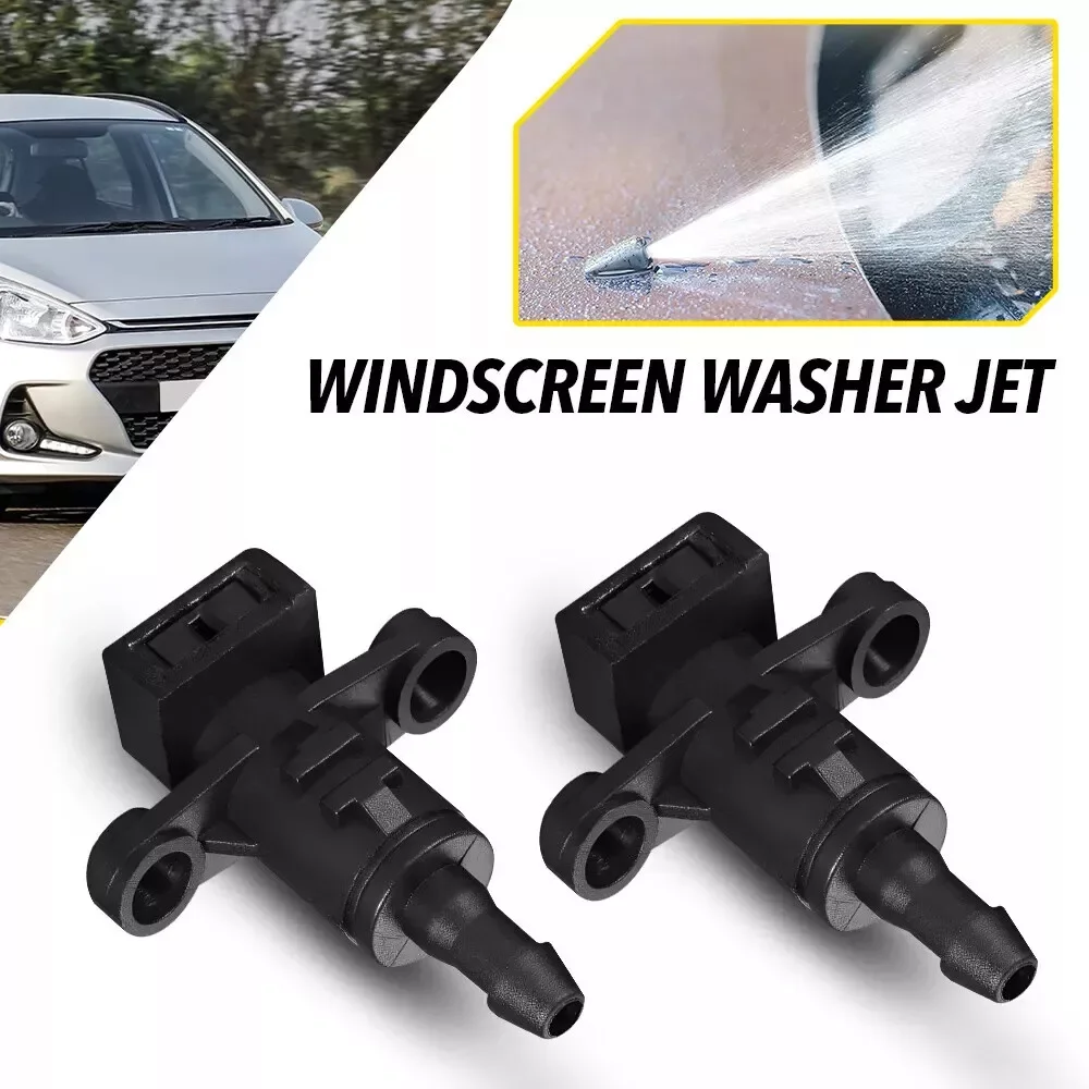 

2pcs Car WindScreen Washer Jet For 2013 2016 Hyundai I10 Front WindScreen Washer Jet Left/Right 986301Y000 Car Accessory