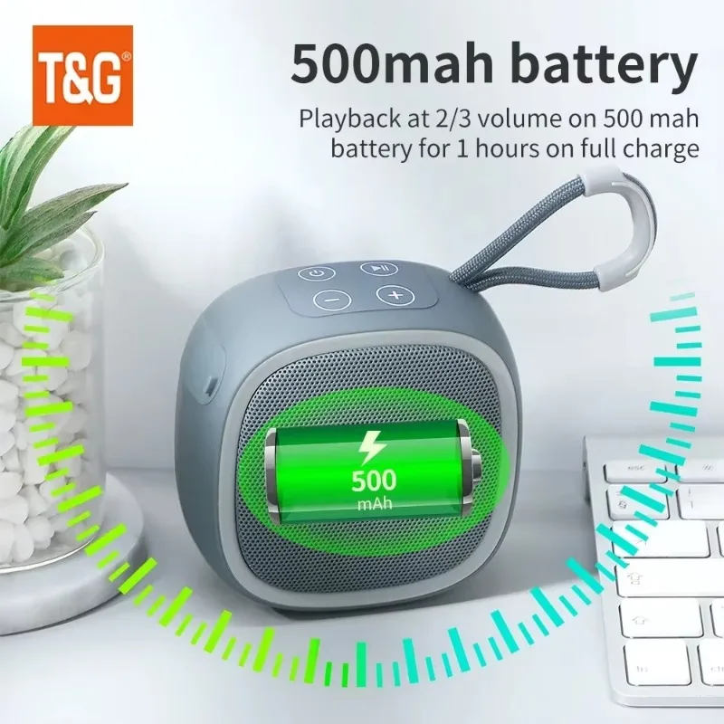 TG659 Mini Wireless Powerful Bluetooth Speaker TWS Bluetooth 5.3 Sound Box HIFI Loudspeaker Support TF Card Radio image 3