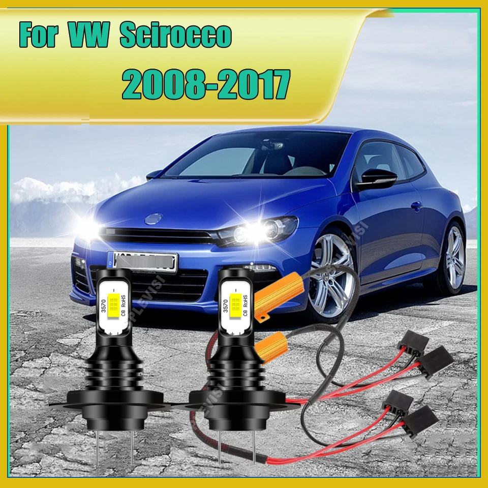

9-16v LED Lamp Auto Headlight Automottive Lighting For Volkswagen VW Scirocco 2008 2009 2010 2011 2012 2013 2014 2015 2016 2017