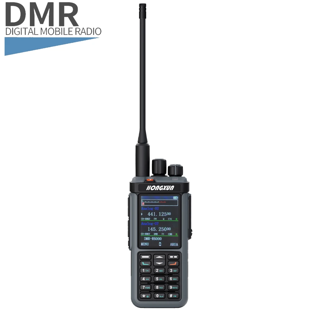 HONGXUN DP4801 DMR Digital Handheld Portable Walkie-Talkie  Full Keyboard 10W Output Power Explosion-Proof Intercom Long Range