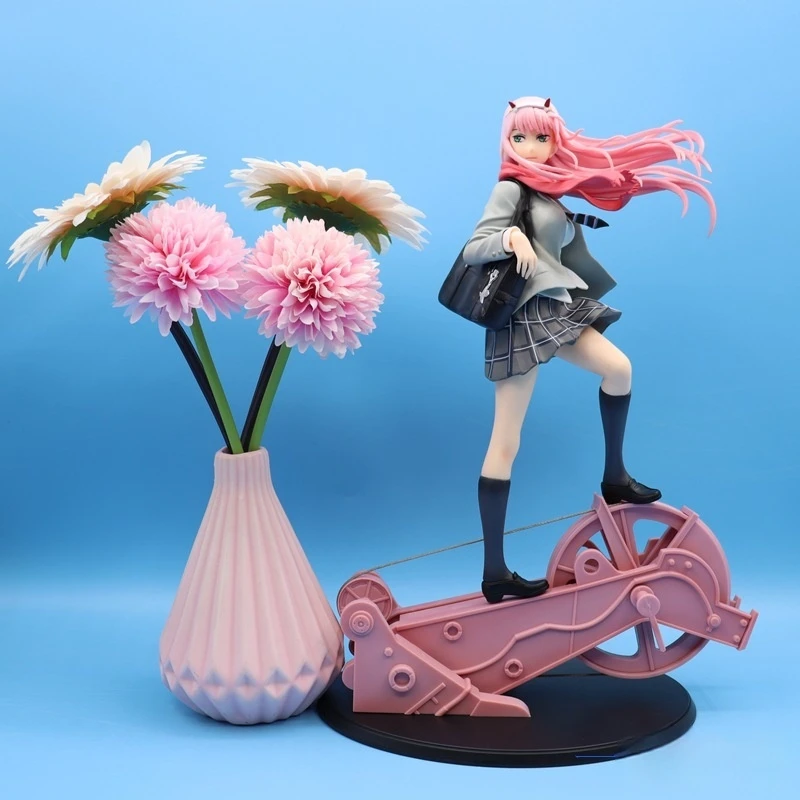 

Anime Darling In The Franxx Heroine 02 Uniform Doll Hand-Made Cartoon Uniform Beautiful Girl Special Boxed Model Decoration Toys