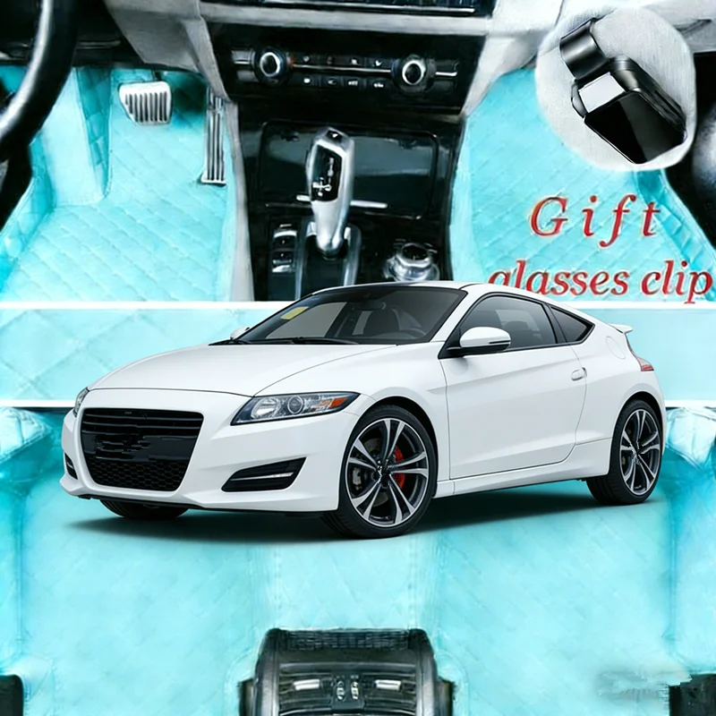 

Custom For Honda CR-Z ZF 1.5 IMA Hybrid 2010-2016 Car Floor Mats All Weather Waterproof Carpets Covers Left /Right Hand Drive