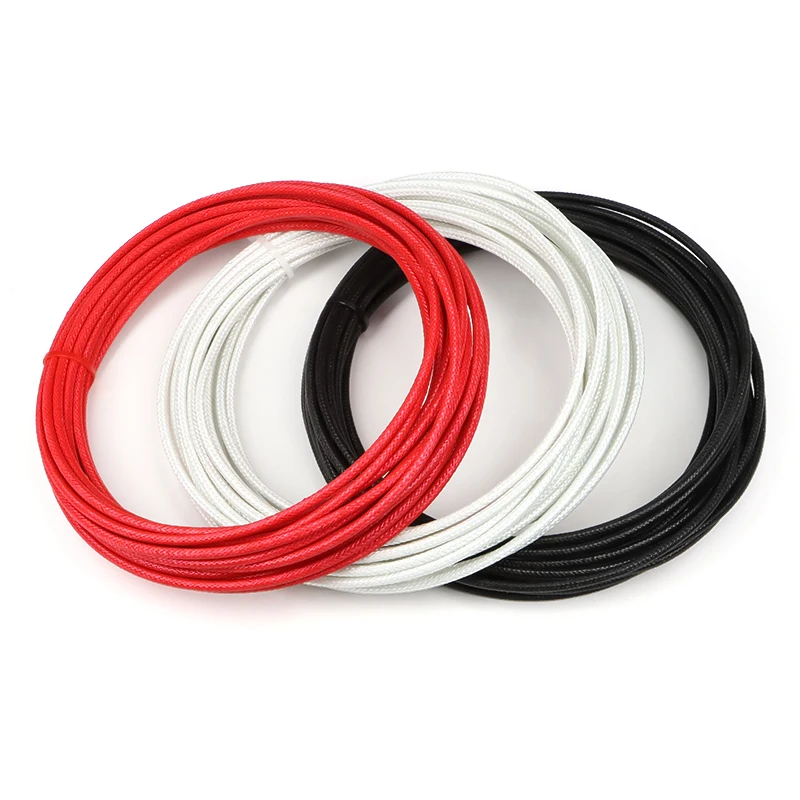 AGRP High Temperature Silicone Braided Wire 0.3/0.5/0.75/1/1.5/2.5/4/6mm² GBB Flame Retardant Fire Resistant YG Heating Cable