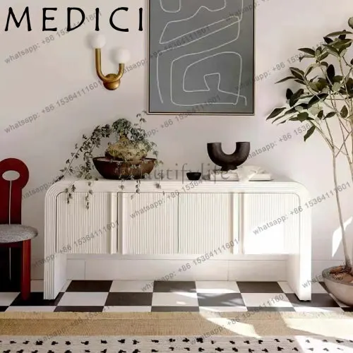Nordic light luxury meal side tea cabinet Italian minimalist entrance side cabinet