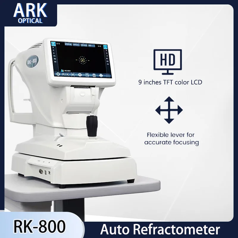 

RK-800 9" Touch screen auto tracking motorized chinrest Auto ref/keratometer Refractometer with keratometer