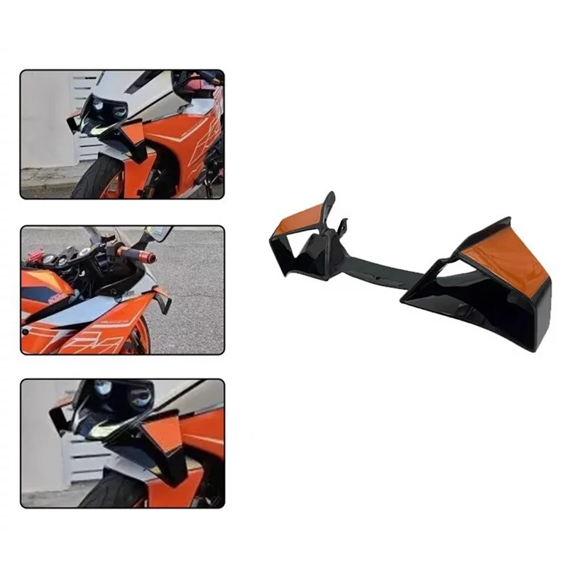 

VC-Innovative-Мотоциклетные аэродинамические крылышки для RC390 RC16 RC8C 2022-2024, боковое ветровое крыло, спойлер, обтекатель, фиксированное ветровое крыло