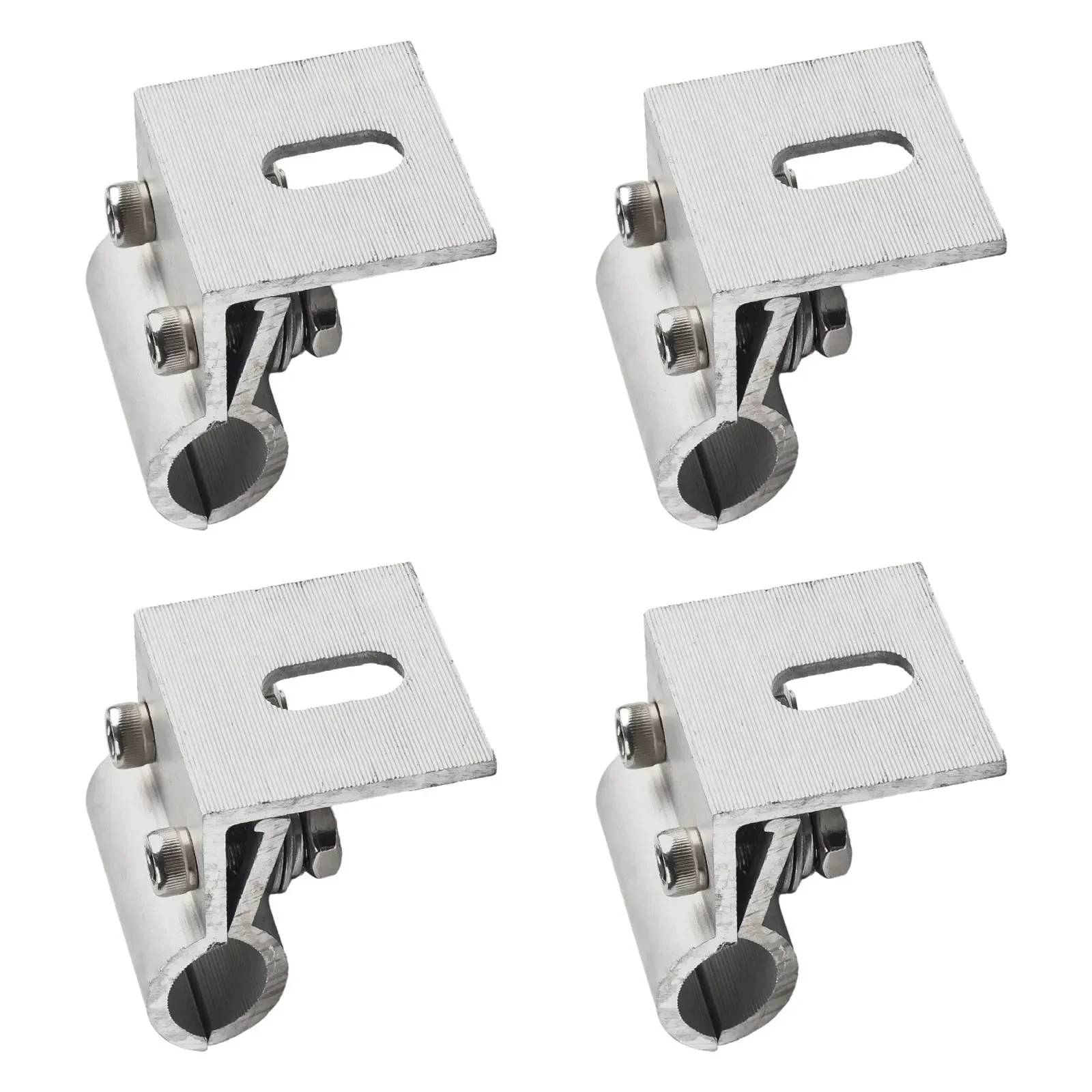 4pcs Solar Metal Tile Clamp For PV Module Racking Systems With Fixation Part Secure Solar PV Mounting On Folded Sheet Metal Roof