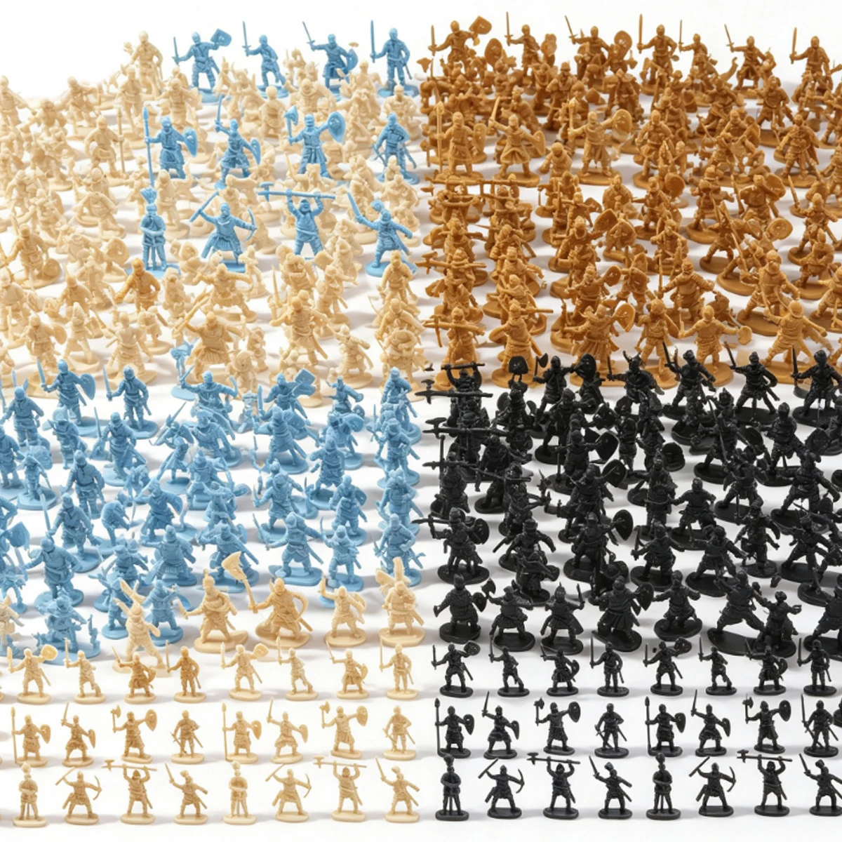 24Pcs Random Style Miniature Medieval  – Perfect Figurines for Diorama Crafts, Tabletop  Great Hobby Enthusiasts ZSY