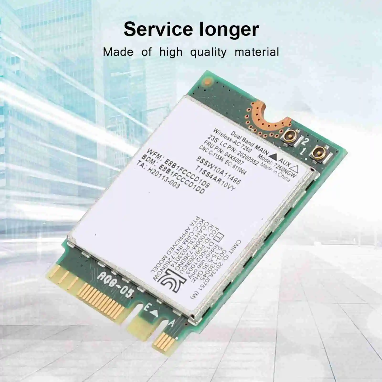 Picture 3: Network card for intel Dual Frequency Wireless Network Card for Intel 7260 AC 867Mbps Special for Lenovo /ThinkPad Network card