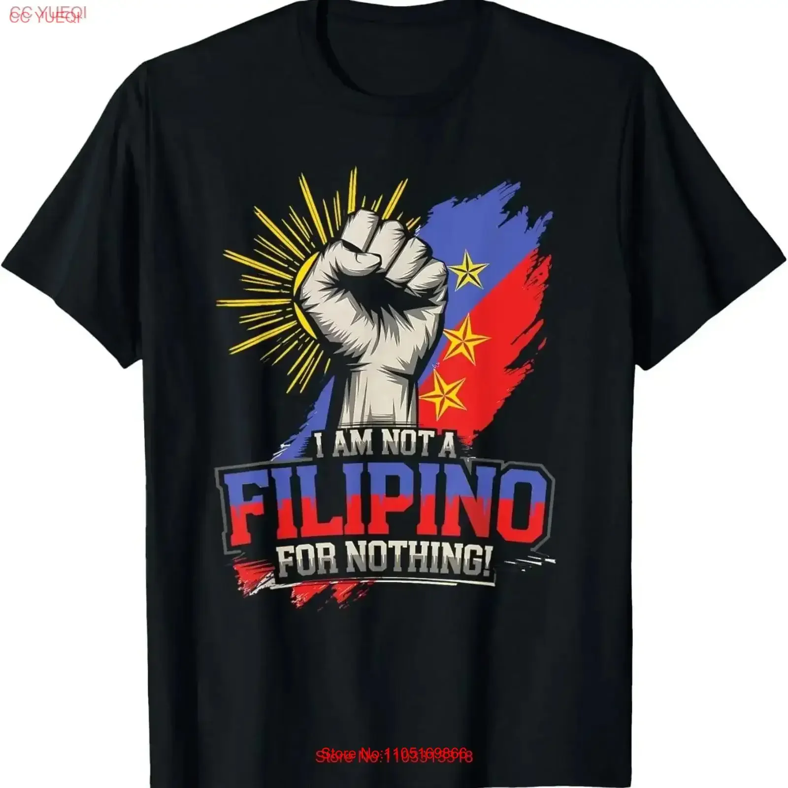 تي شيرت Am Not Filipino For Nothing Duterte DDS Pinoy Pride 2028 تي شيرت عتيق مغسول مريح ناعم متعدد الاستخدامات جرافيك أوم