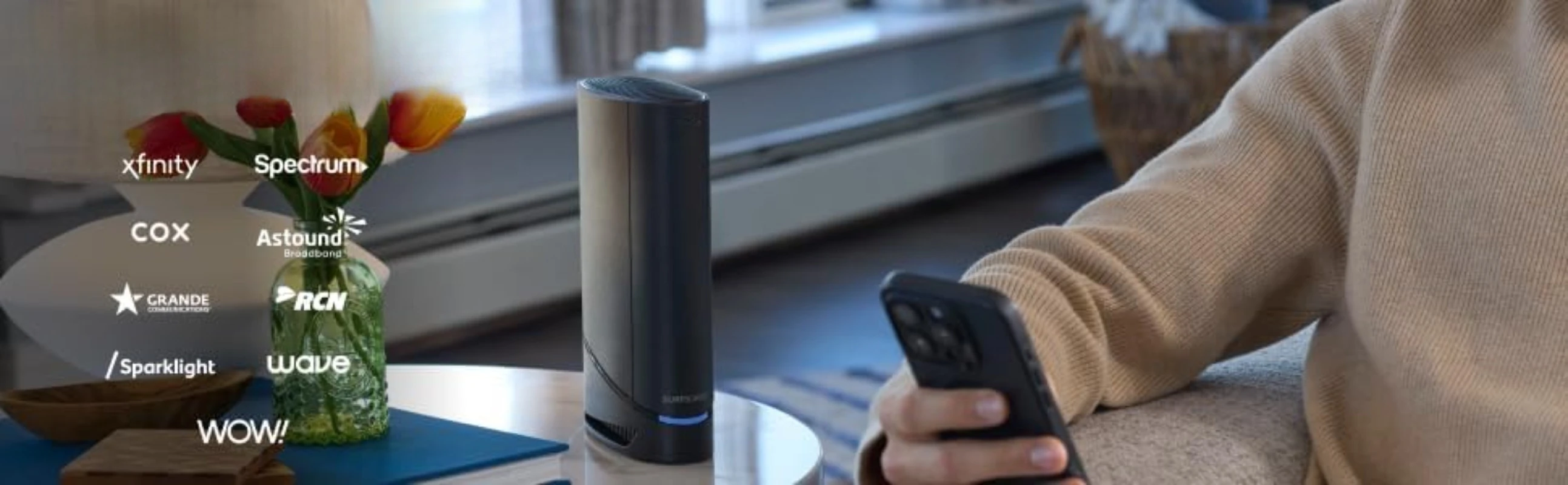 (G18) - Router modem via cavo combinato - Fast DOCSIS 3.1 Multi-Gigabit WiFi 6 (AX1800), omologato per Comcast Xfinity, Cox, Spect