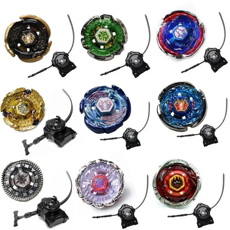Metal Spinning Top Battle Toy, Alloy Gyroscope with Launcher, Rotating Gyro Top, Battle Game Toy, Novelty Birthday Gift