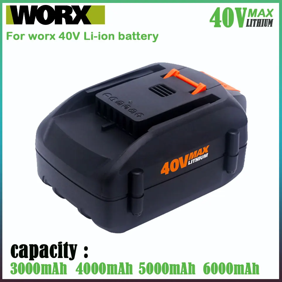 

WORX 40 в 100% Новый оригинальный Новый Сменный WORX 3.0AH/4.0AH/5.0ah/6.0AH литий-ионный аккумулятор WA3580