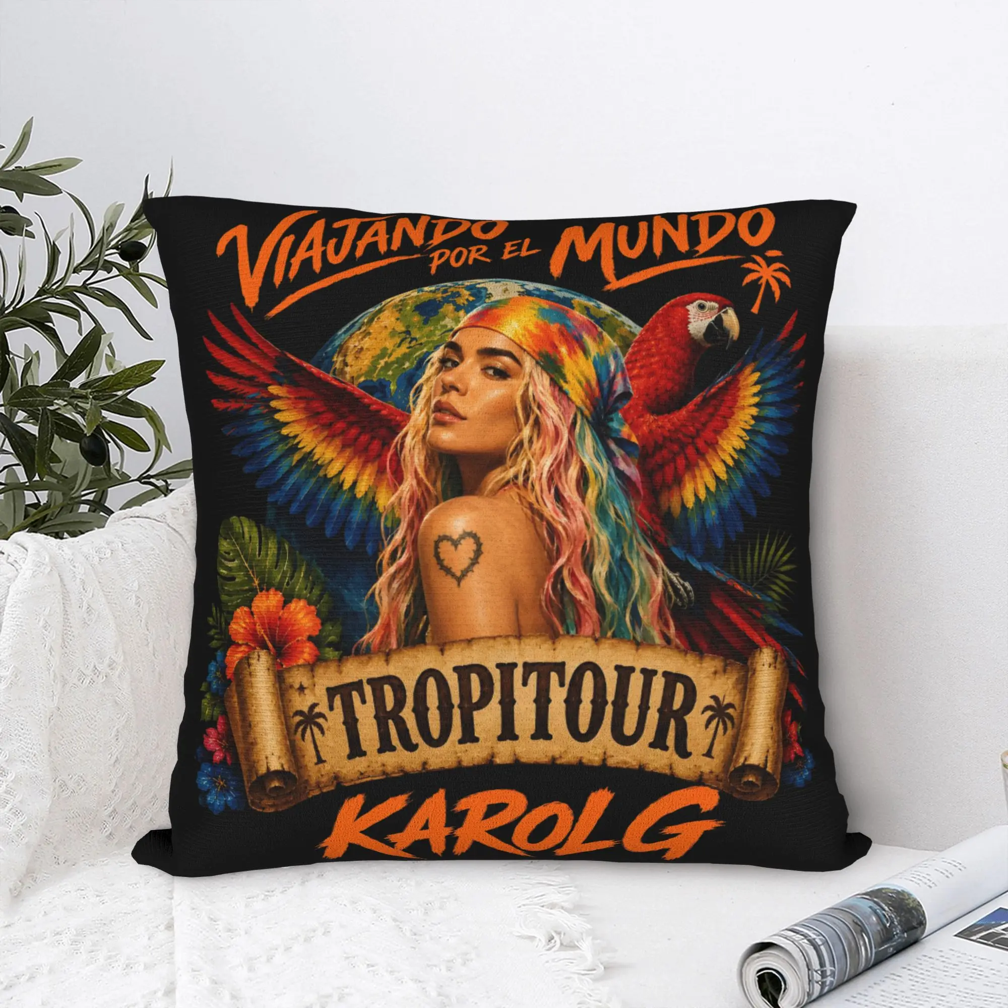 Car Decor No Me Arrepiento De Sentir Tanto Karols G NMADST  Pillowcase Stuff  Pillow Covers Zippered Multiple Sizes