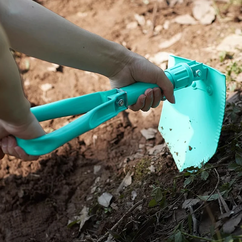 Strumento per pala pieghevole da pesca da campeggio montato su camion con pala da ingegnere multifunzione EDC Mantis portatile da esterno