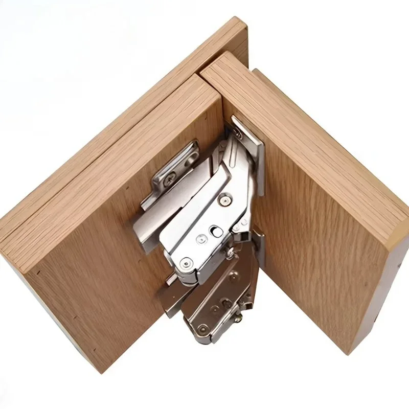 

Высококачественная мебельная фурнитура: уголок 165° ° Многофункциональная гидравлическая петля для шкафа с плавным закрыванием, регулируемая, 35 мм