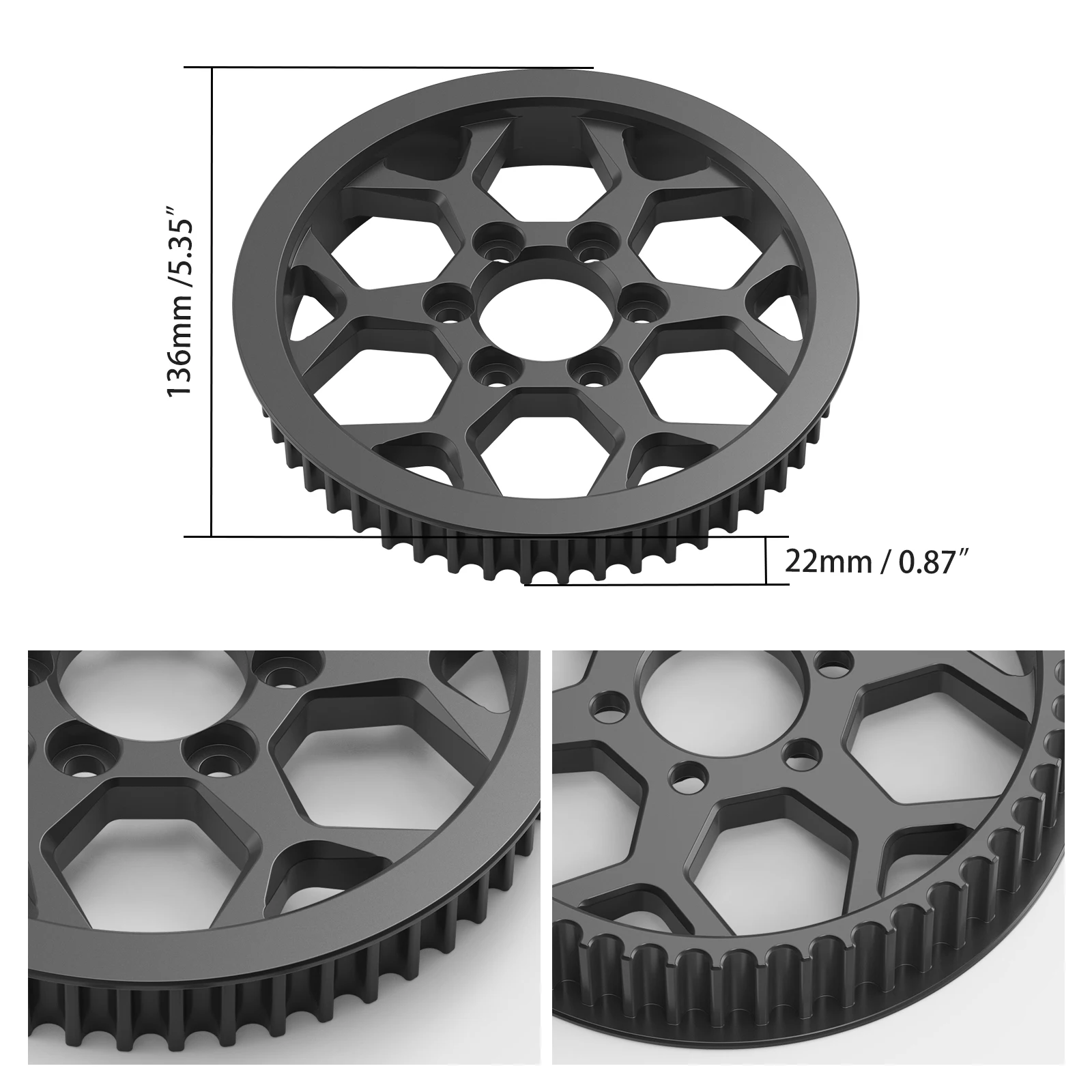 NiceCNC For Sur-Ron Surron Light Bee X S L1E Segway X 160 X 260 Motorcycle Secondary Pulley Electric Off-Road Bike 2024 2023