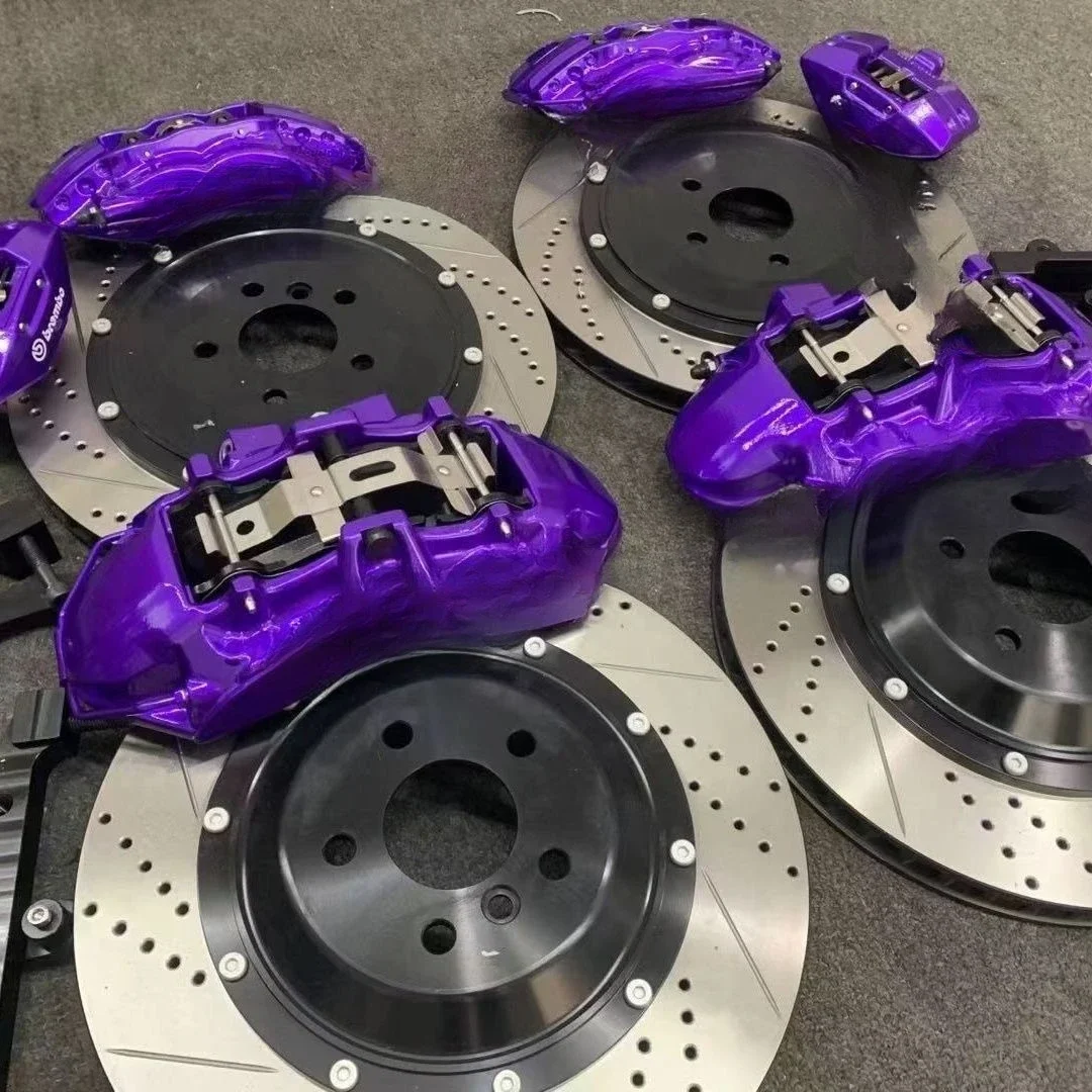 

The front six and rear four-piston brake caliper set is suitable for 18-inch wheels of any model
