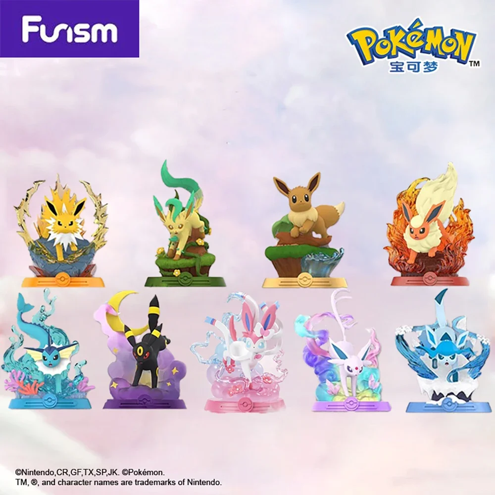 Collectable Toy Models, Funism Inventory, Eeveelution, Eevee, Vaporon, Espeon, Umbrion, Leafeon, Syllion, Gifts, New, Original