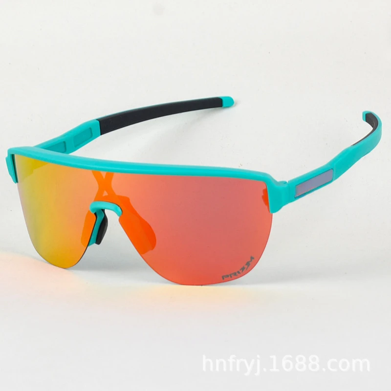 Lunettes de soleil polarisées coupe-vent colorées, lunettes de soleil d'extérieur pour la protection des yeux, la course et le cyclisme, sports de soutien