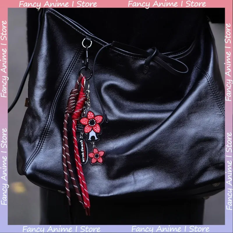 かわいい漫画のデモゴルゴン装飾吊り下げ紐両面アクリルバッグチャームファッションバックパックペンダントアクセサリー完璧なギフト