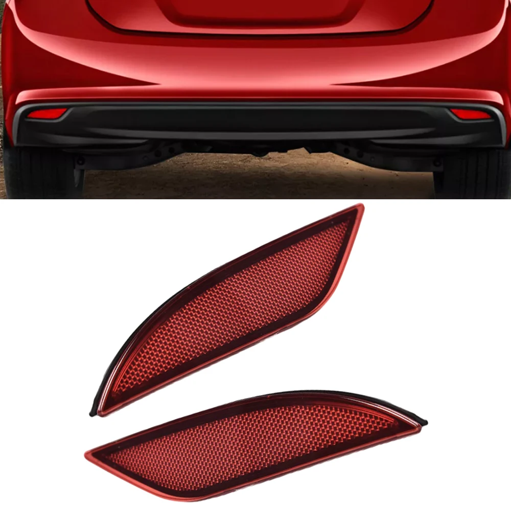 For Chevrolet Chevy Malibu L 2016-2021 Rear Bumper Reflector Turn Signal Driving Brake Light reflective strip GM1185113 23174490