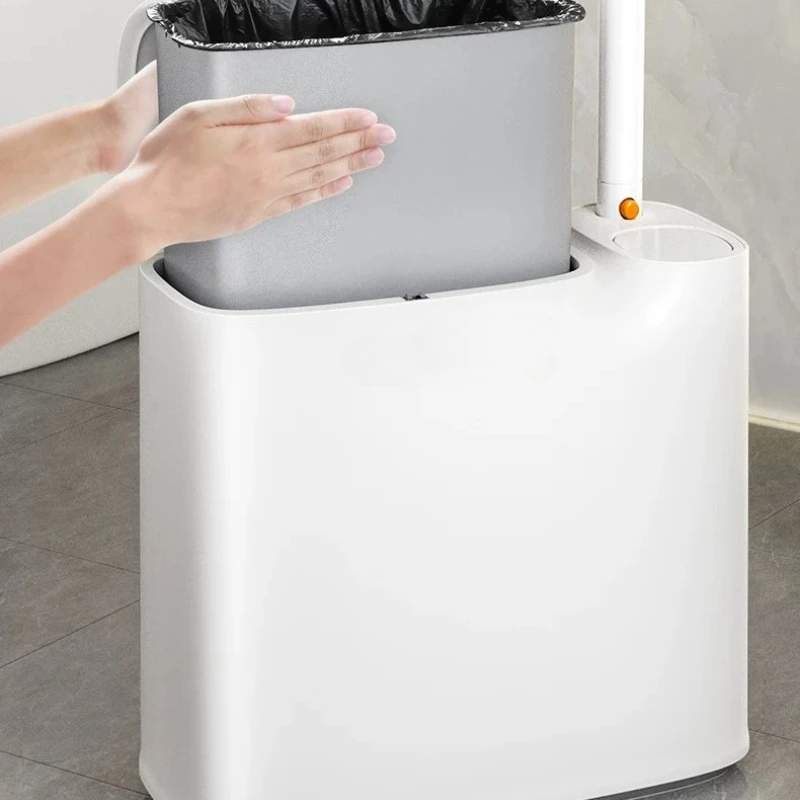 Toilet trash can, household, toilet toilet brush integrated special, crevice bucket, sanitary bucket