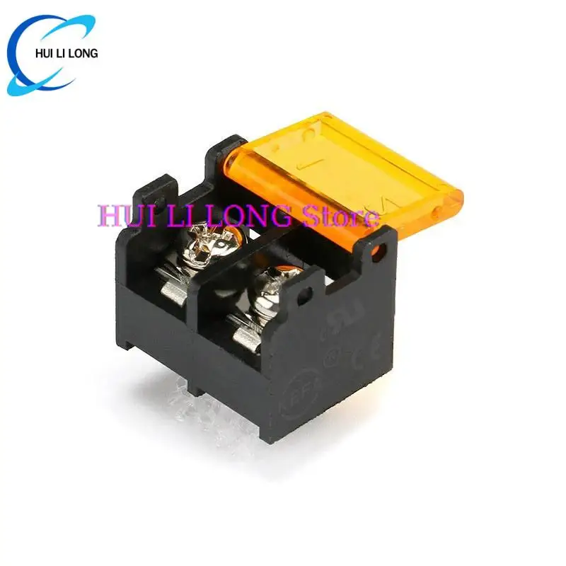 5-10 Pcs HB9500 2P 2Pin PCB Screw Terminal Block Connector HB-9500 300V 30A Lid Barrier Terminal 9.5MM Pitch